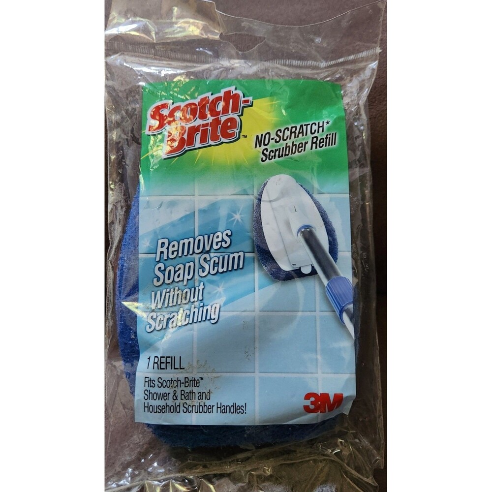 Scotch-Brite No-Scratch Scrubber Refill for Shower Bath Discontinued Household